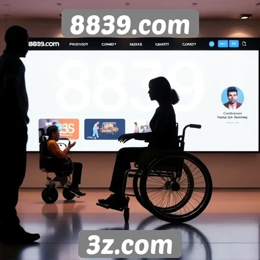 Acessibilidade e design do 8839.com