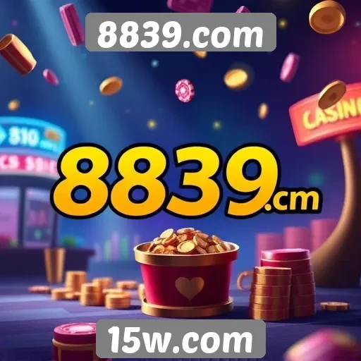 Plataforma 8839.com oferece jogos de cassino ao vivo
